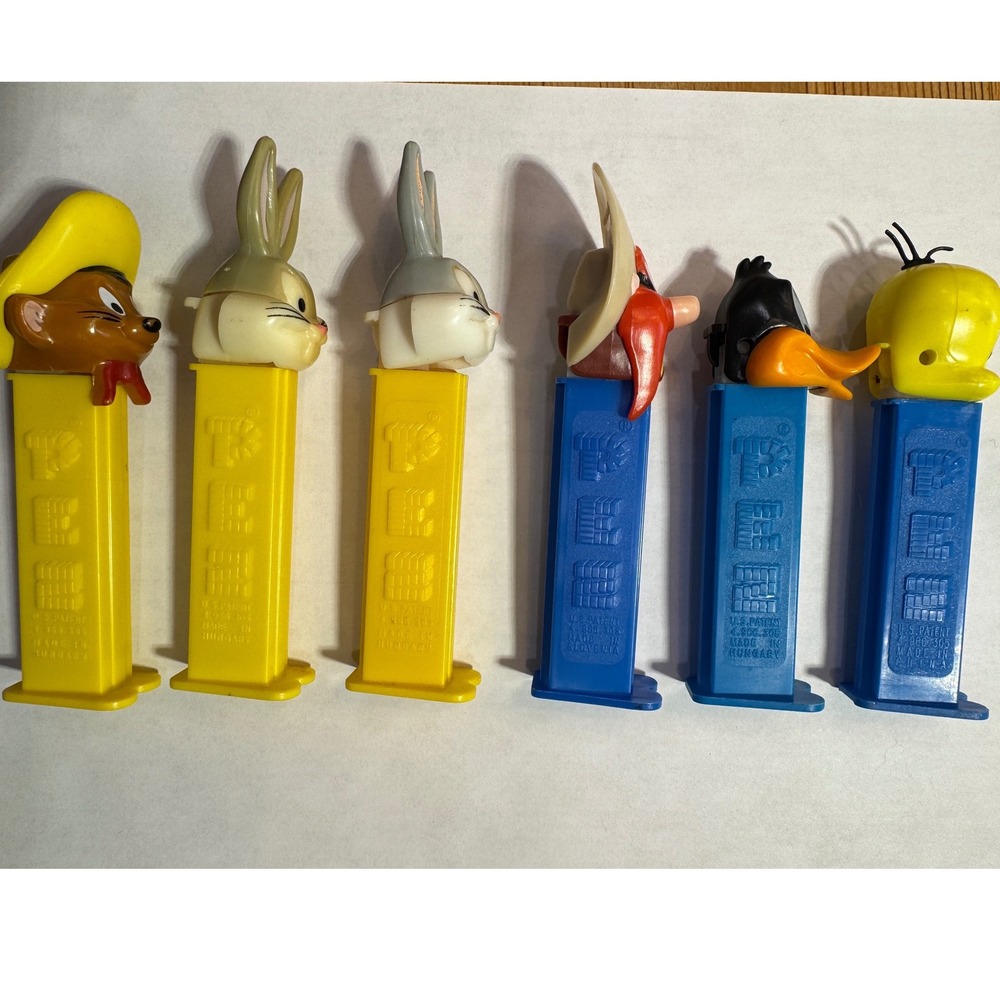 Vtg Looney Tunes PEZ Dispenser Lot Speedy Gonzales BugsBunny Yosemite Sam Tweety - Picture 6 of 16